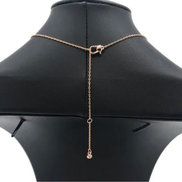 Kate Spade Heritage Red & Pink Heart Pendant with Beautiful Rose Gold Chain - Picture 5 of 7